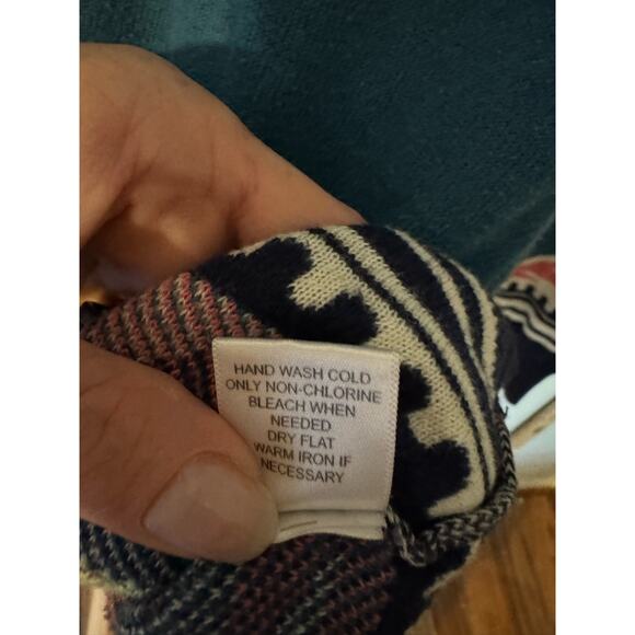 Nollie Aztec Bright Patterned Cardigan Sweater Women's Small - Picture 4 of 7